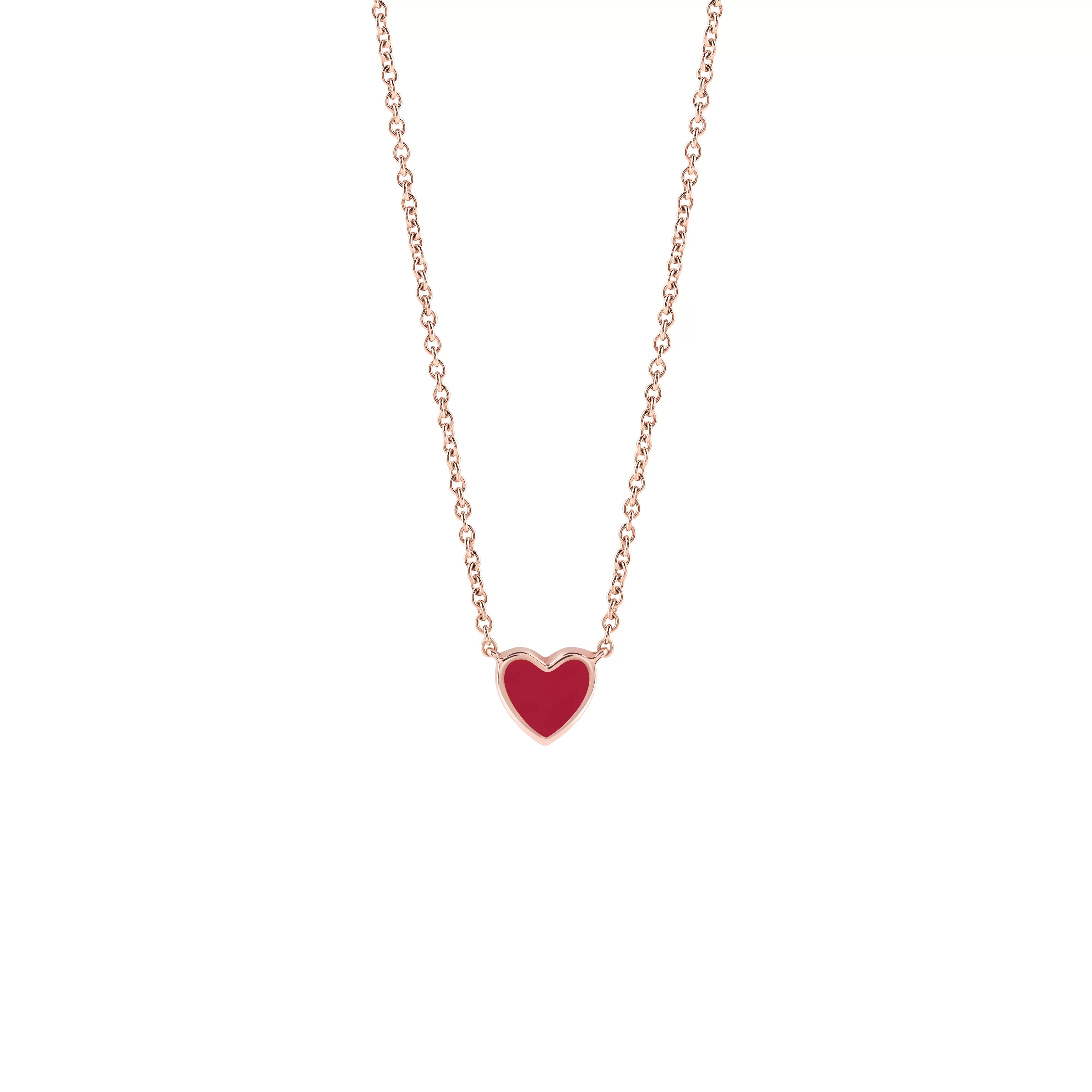 Salvini gioielli Collana in oro rosa con hybrid ceramic rossa^ Tutte Le Collezioni | Collane