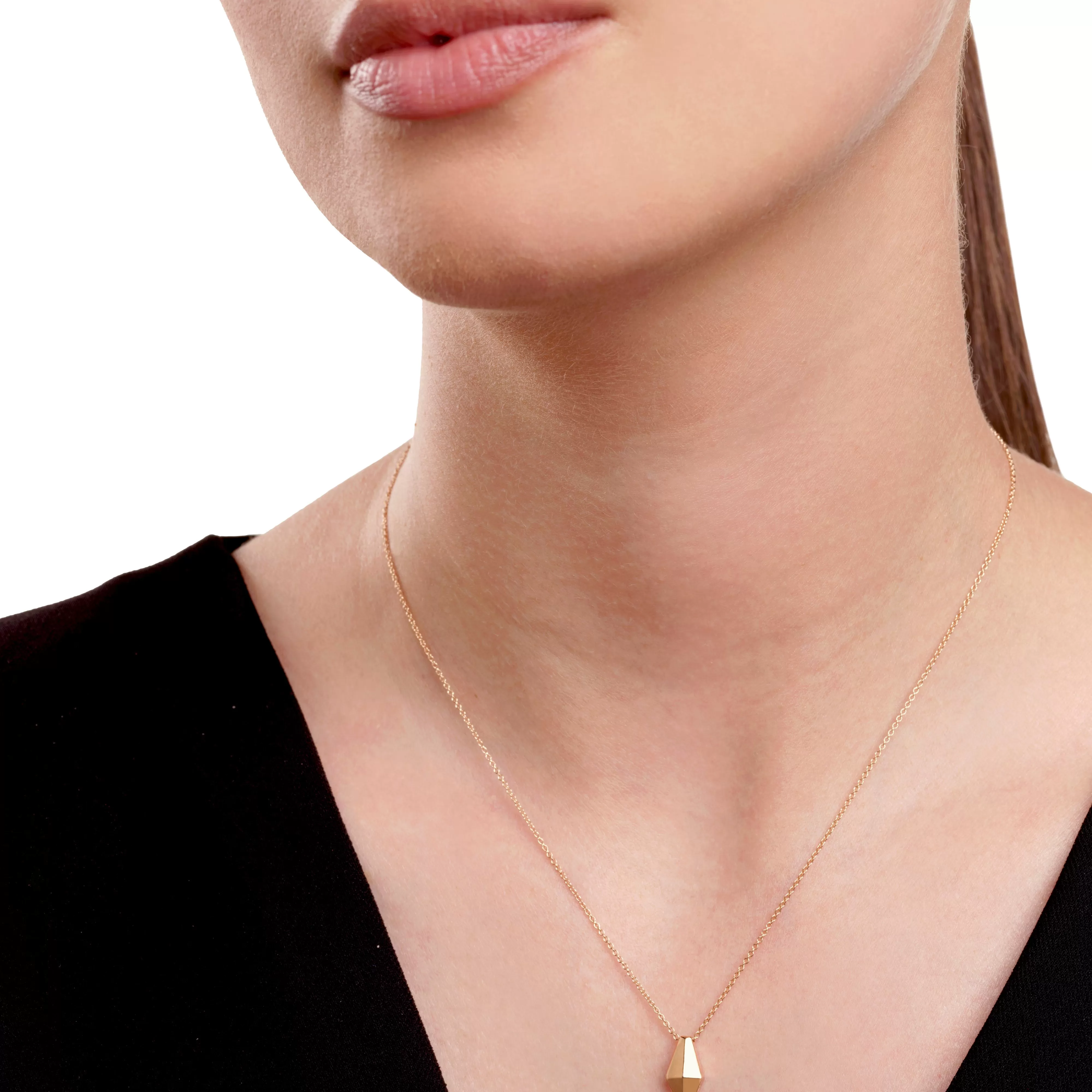 Salvini gioielli Collana in oro rosa con hybrid ceramic rossa^Uomo Collane | Eva