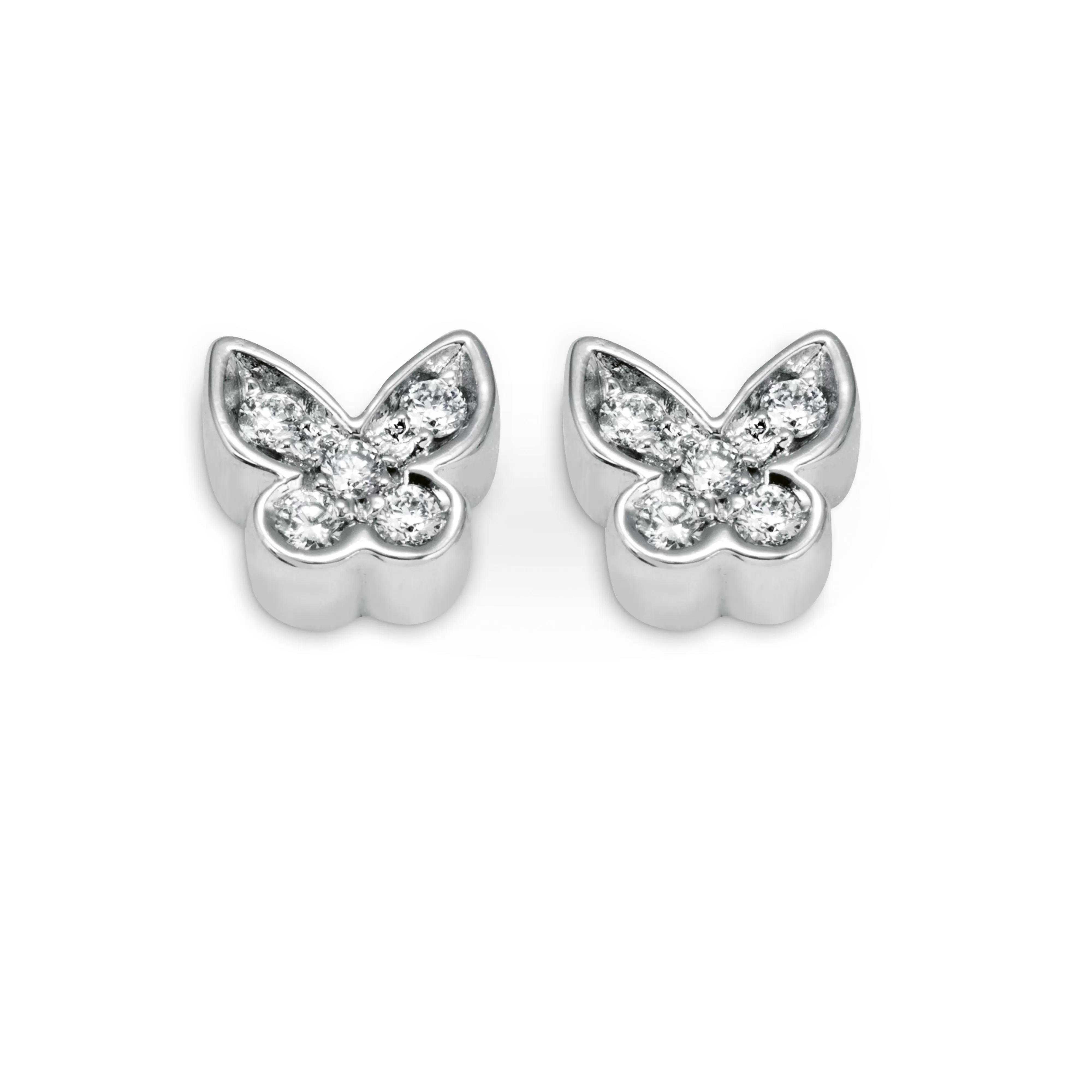 Salvini gioielli Orecchini in oro bianco 9 kt con diamanti^ Be Happy | Orecchini