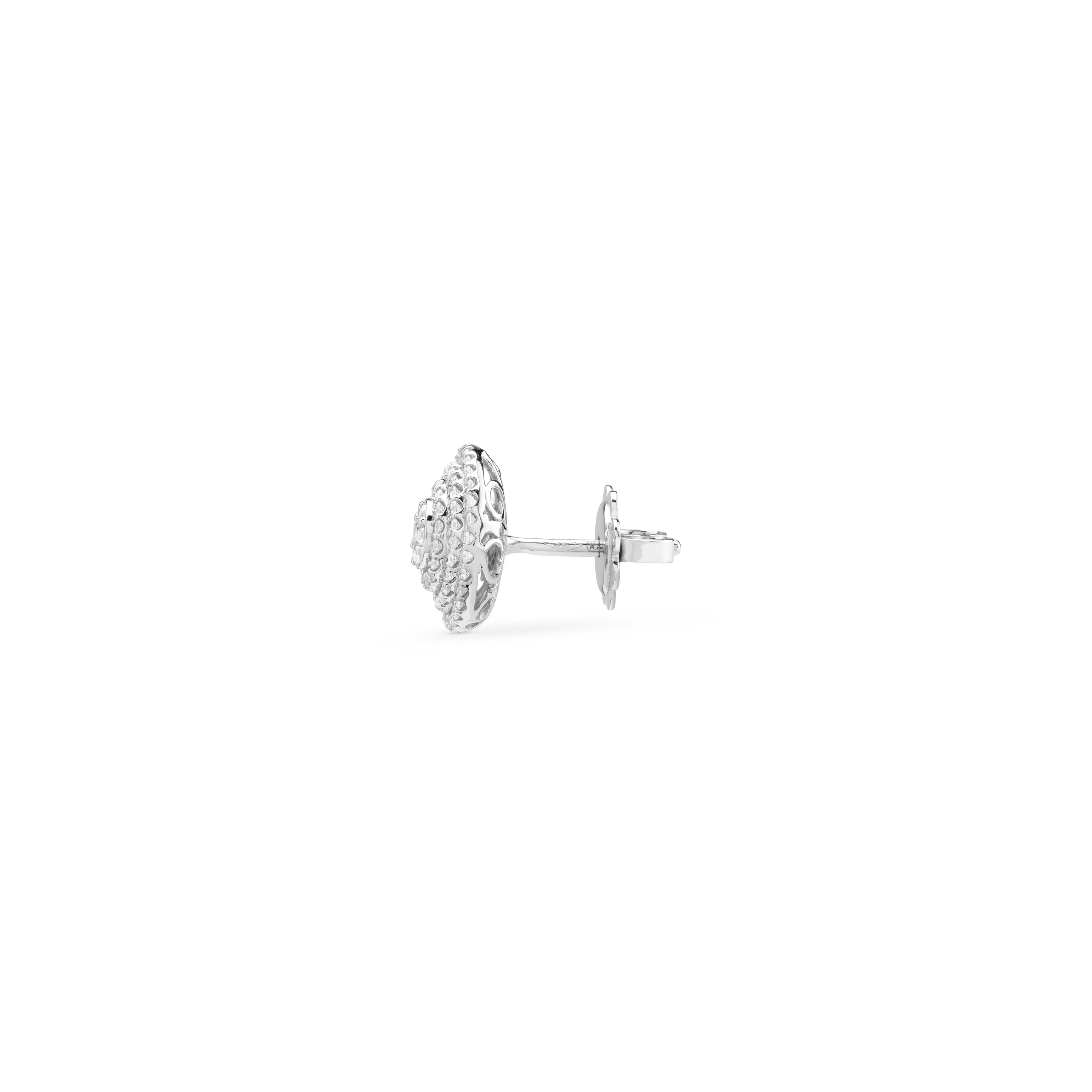 Salvini gioielli Orecchini in oro bianco con diamanti, 10.00 mm.^ Orecchini | Bagliori