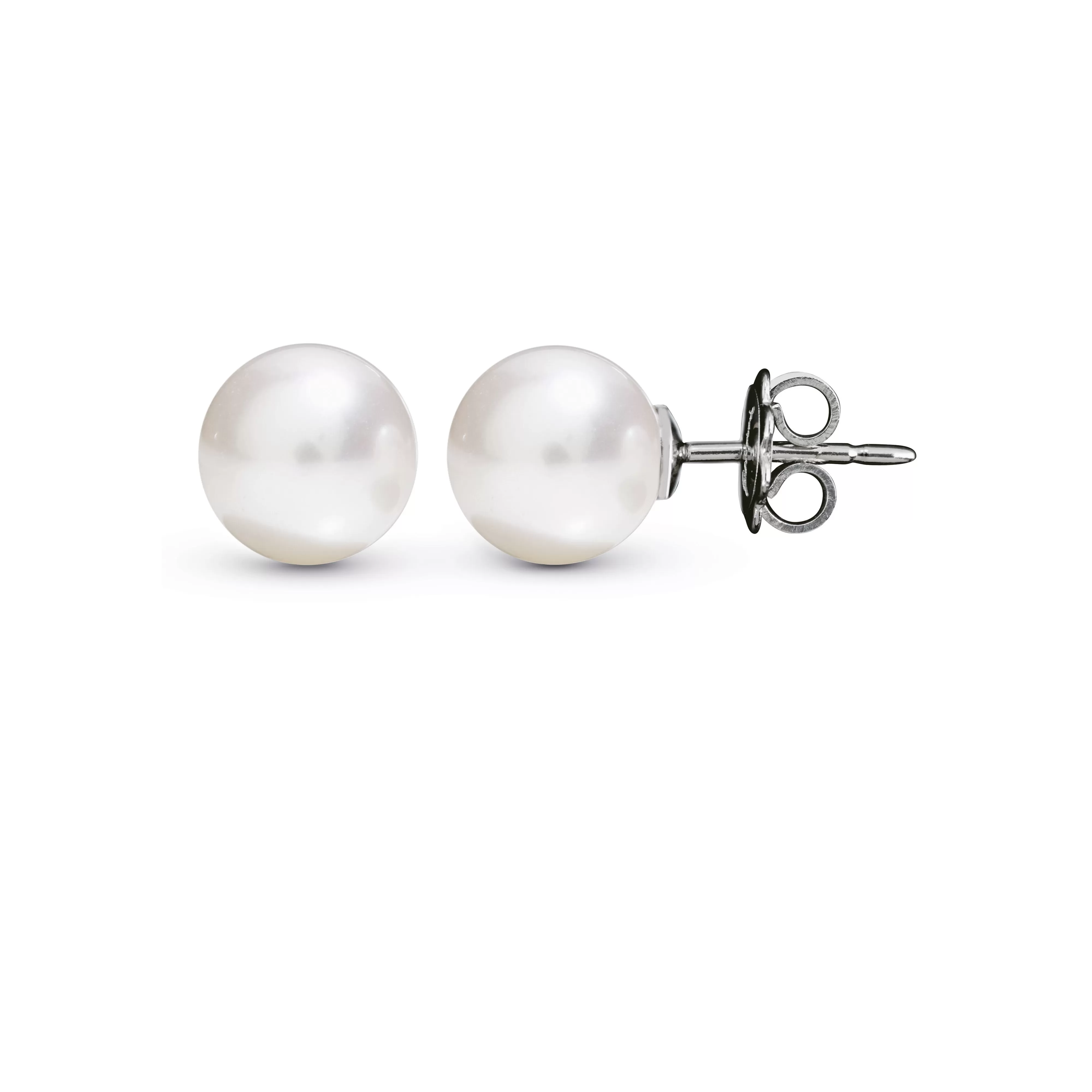 Salvini gioielli Orecchini in oro bianco con perle freshwater bianche^ Orecchini