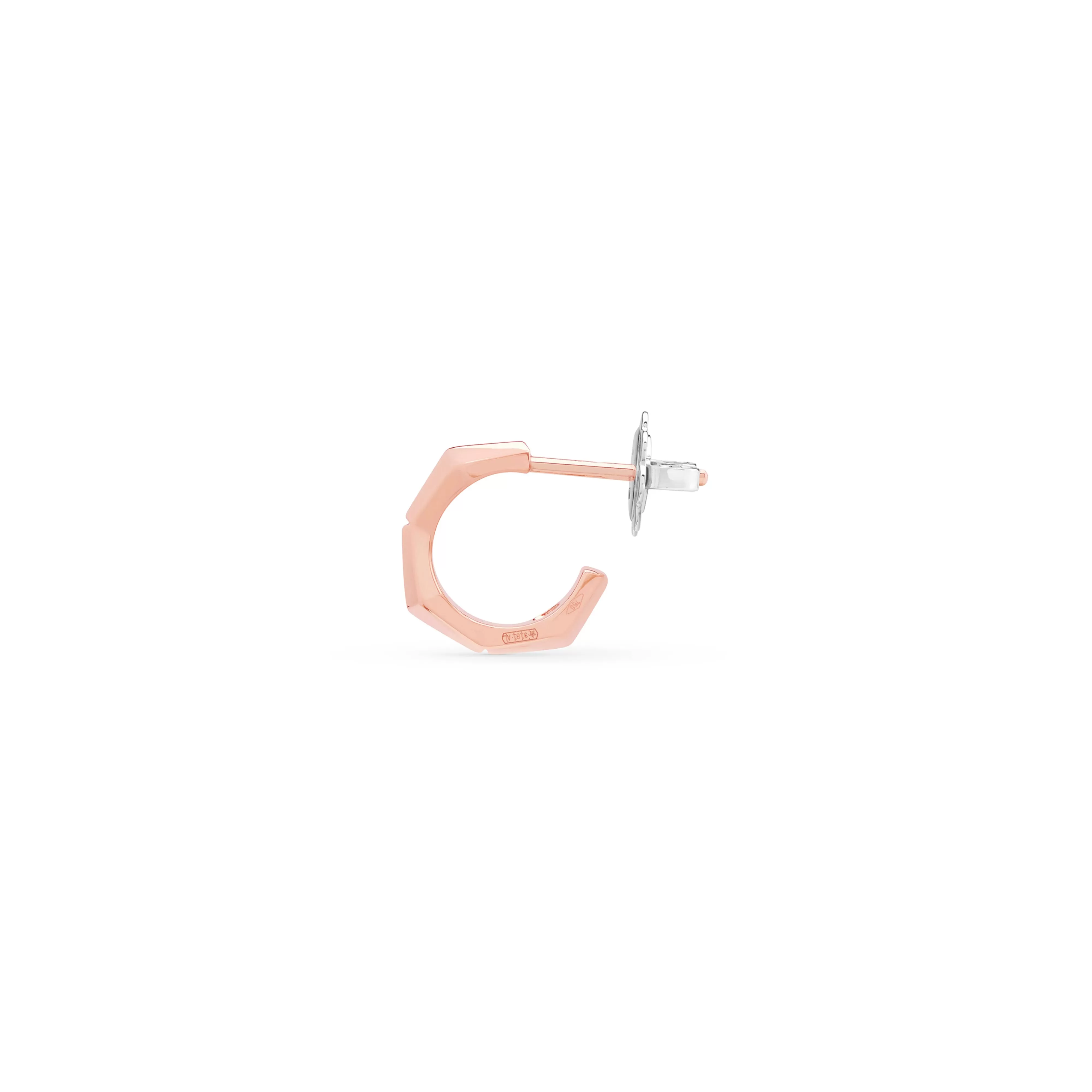 Salvini gioielli Orecchini in oro rosa con hybrid ceramic rossa^Uomo Orecchini | Eva